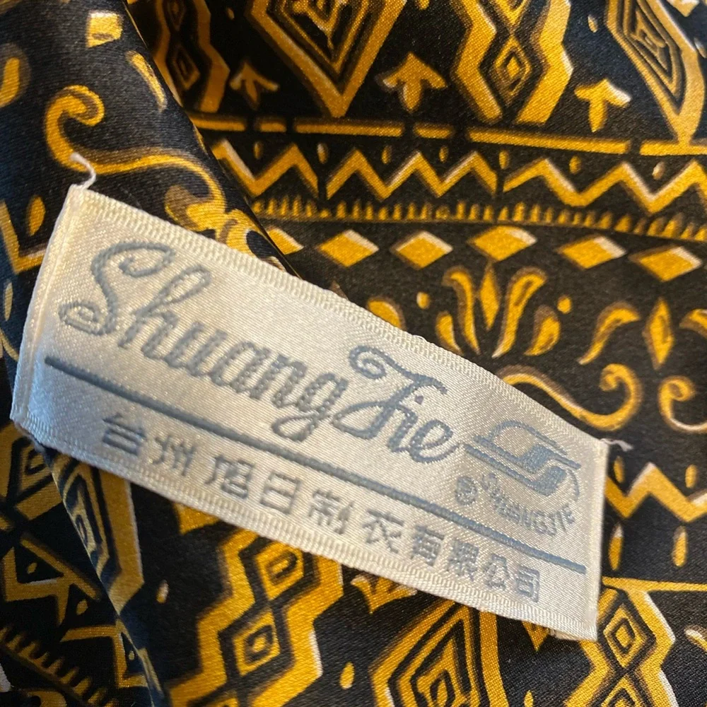 Men's Silk Patterned Scarf